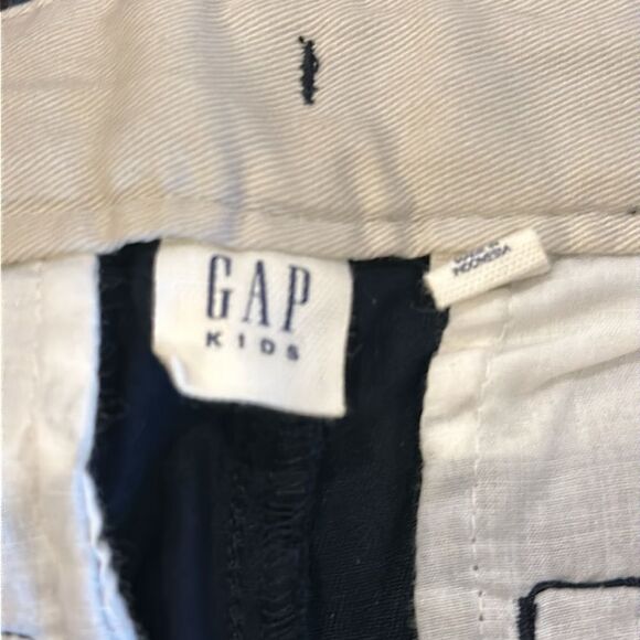 Gap Boys Navy Blue Slim Straight Sdjustable Waist Slim Pants - Size 8 - Picture 5 of 7